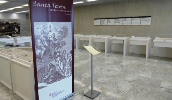 Imagen de la exposición sobre Santa Teresa de Jesús