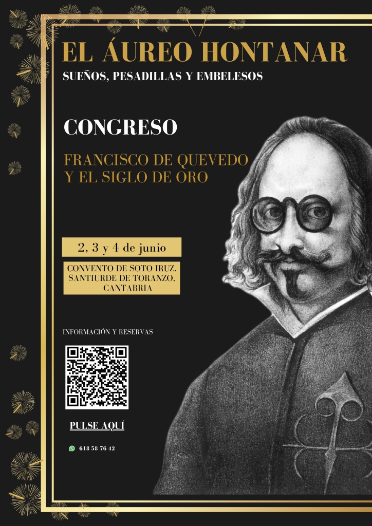 Cartel del Congreso «Francisco de Quevedo y el Siglo de Oro. Sueños, pesadillas y embelesos»